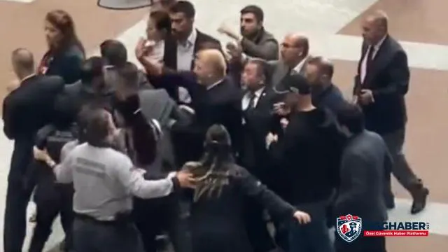 Çağlayan Adliyesi karıştı  Başkanla güvenlik görevlileri arasında kavga