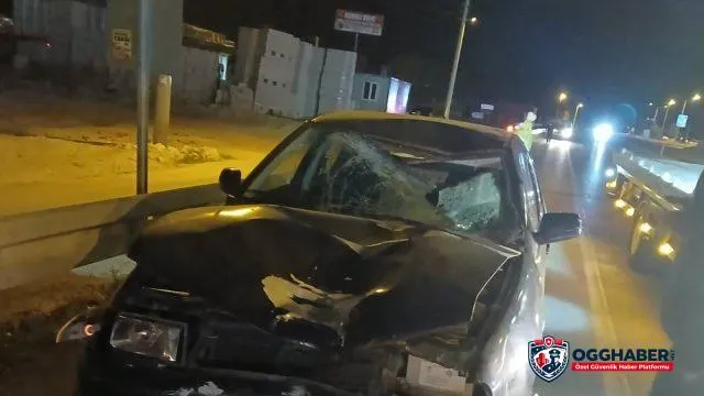 Kırşehir'de otomobilin çarptığı güvenlik görevlisi hayatını kaybetti