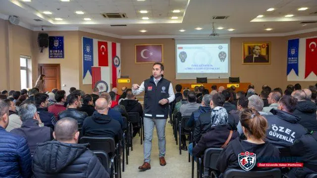 Bursa Büyükşehir Belediyesi'nden Özel Güvenlik Personellerine Eğitim