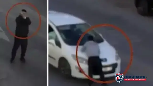 Fenerbahçe stadı önünde el hareketi yaptı! Uyaran güvenlik görevlisini arabayla metrelerce sürükledi