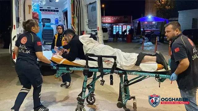Kavga eden çifti uyaran güvenlik görevlisi bacağından bıçaklandı