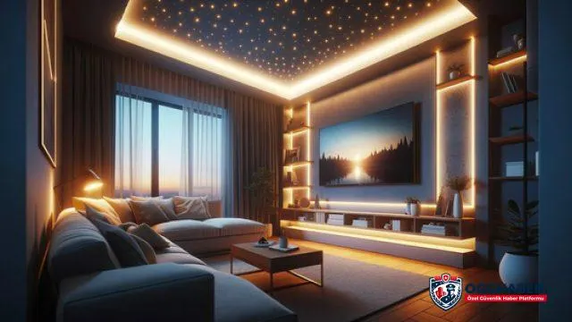 Dekorasyonda Modern Şerit LED Aydınlatmalar