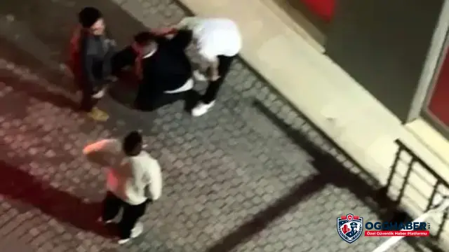 Site önünde park kavgası Özel Güvenlik görevlisine tekme tokat saldırdılar