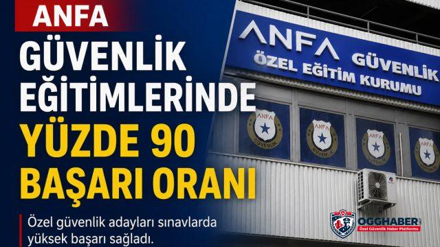 ANFA Güvenlik Eğitimlerinde Yüzde 90 Başarı Oranı