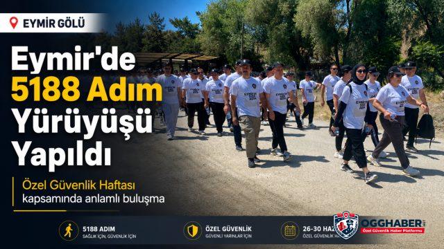 5188 Adım Yürüyüşü Eymir Gölü'nde Yapıldı