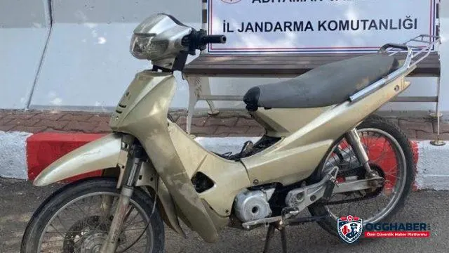 Adıyaman'da şüpheli motosiklet Jandarma'yı harekete geçirdi