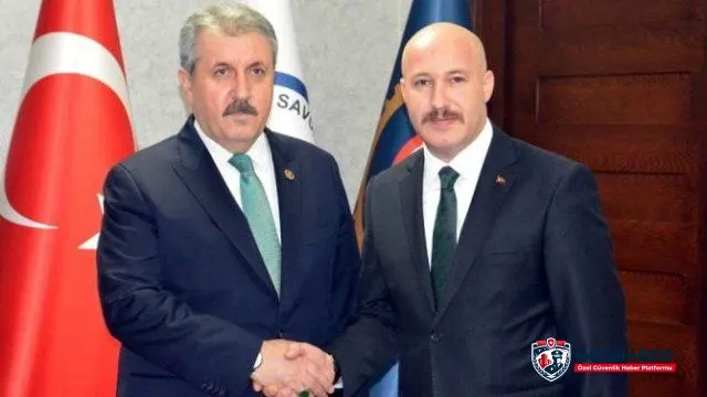 BBP Genel Başkanı Destici, Güvenlik-İş Sendikası Genel Başkanı Çağırıcı'yı kabul etti