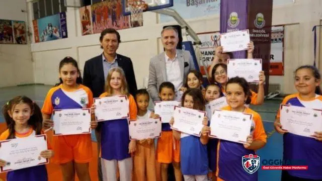 Bursa İnegöl'de 3 bine yakın sporcuya 'yaz' sertifikası