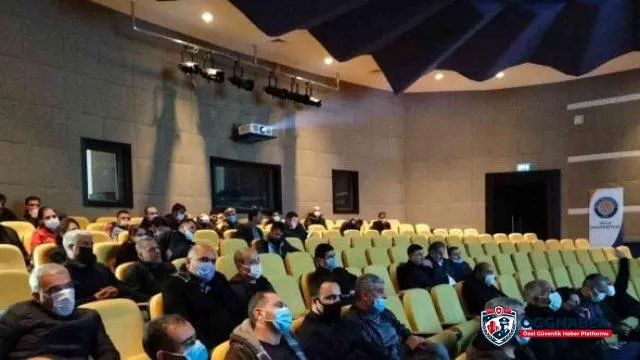 Dicle Üniversitesinde görev yapan özel güvenlik görevlilerine eğitim verildi