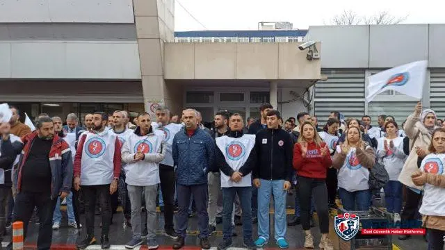 Ege Üniversitesi Hastanesinde Sendika Eylem Yaptı