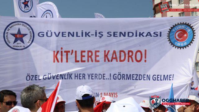 GÜVENLİK-İŞ 1 MAYIS BİLDİRİSİ 'İŞÇİLERİN GÜCÜ, BİRLİĞİYLE PARLAR!'