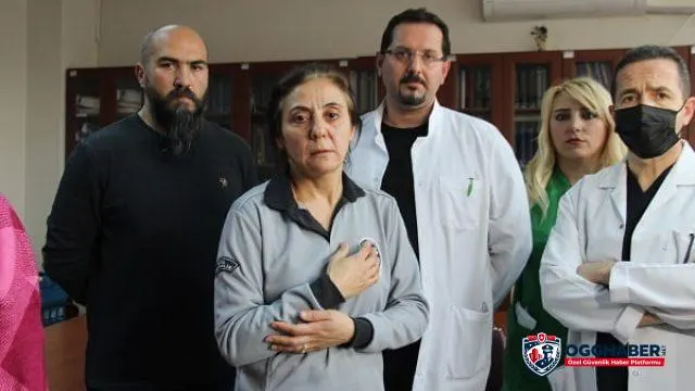 Hasta yakını doktor ve özel güvenlik görevlisini darp etti