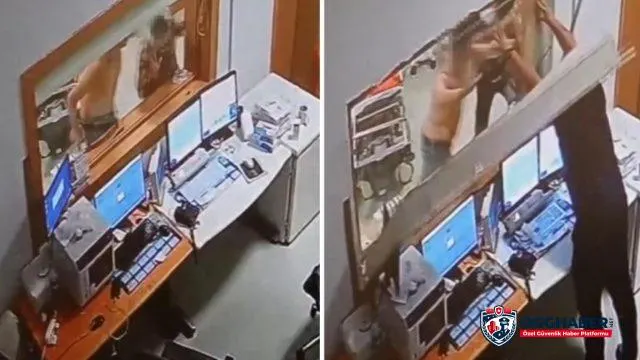 Hastanede dehşet anları! İki güvenlik görevlisi yaralandı