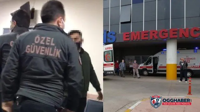İki sağlık çalışanı ile güvenlik görevlisi psikiyatri hastasının saldırısına uğradı