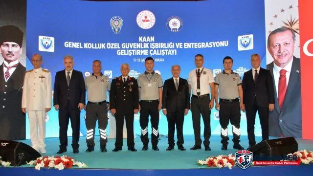 KAAN Projesi kapsamında başarılı olan özel güvenlik görevlileri ödüllendirildi.