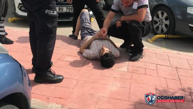 Kaçan Şüpheliyi Güvenlik Görevlileri Yakaladı