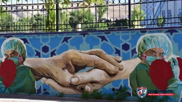 Malatya'da 'sanatsal' renklilik