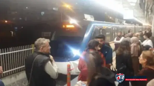 Menemen İZBAN İstasyonu'da kadın güvenlik görevlisine saldırınca ortalık karıştı