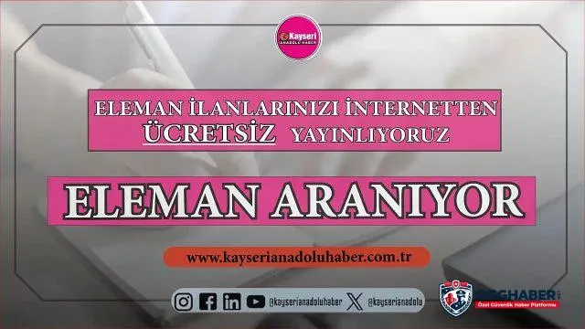 Kayseri’de silahlı özel güvenlik görevlisi alımı yapılacak