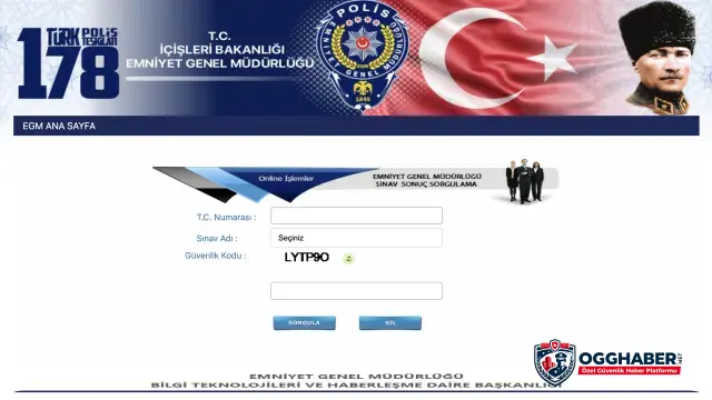 ÖGG sınav sonuçları ne zaman açıklanacak?