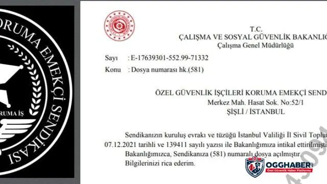 Özel Güvenlik Sektöründe Yeni Bir Sendika Daha Kuruldu