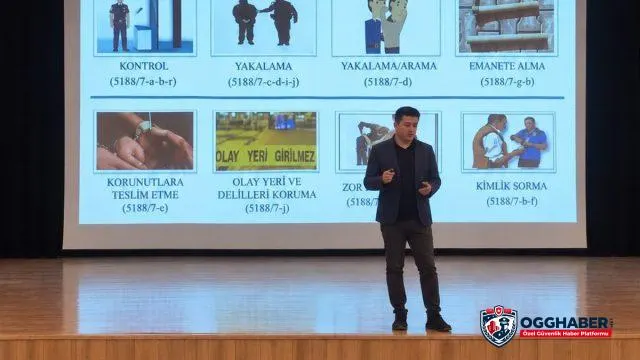 Okullarda görevli 32 özel güvenlik görevlisi KAAN eğitimine katıldı