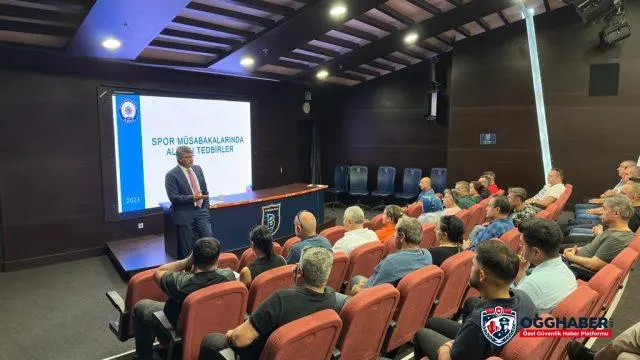 Spor Karşılaşmalarında Görev Alan Özel Güvenlik Görevlilerine Eğitimler Devam Ediyor