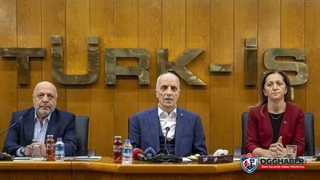 Türk-İş Hak-İş ve Disk Asgari Ücret İle İlgili Ortak Metini Yarın 10:00'da Kamuoyuna Açıklayacak