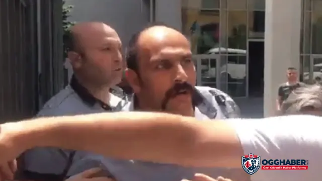 Üniversite güvenlik personeli LGBT sapkınlığının önünde siper oldu!
